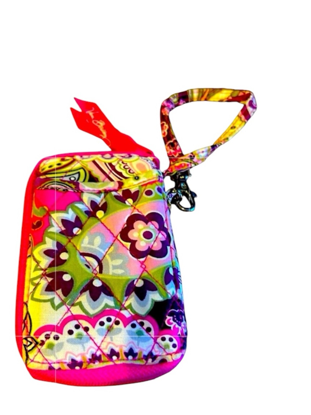 Vera Bradley Very Berry Paisley All in One Wristlet ID Wallet
